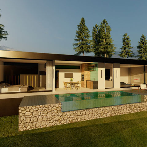 Casa área exterma